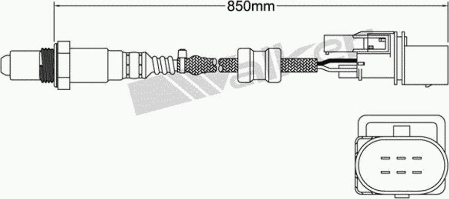 Walker 25025007 - Lambda zonde autospares.lv