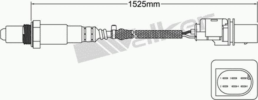 Walker 250-25018 - Lambda Sensor www.autospares.lv