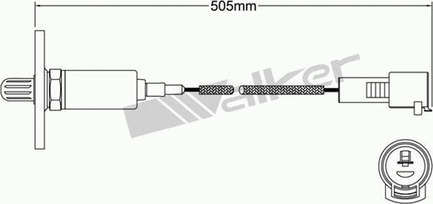 Walker 250-21056 - Lambda zonde autospares.lv