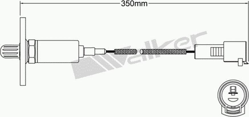 Walker 250-21051 - Lambda zonde autospares.lv