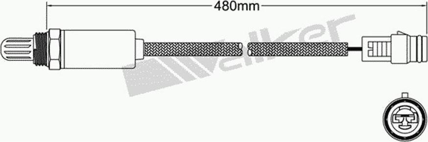 Walker 250-21009 - Lambda zonde autospares.lv