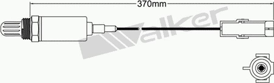 Walker 250-21001 - Lambda zonde www.autospares.lv