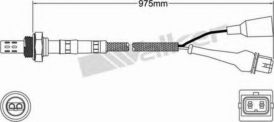 Walker 250-23154 - Лямбда-зонд, датчик кислорода www.autospares.lv