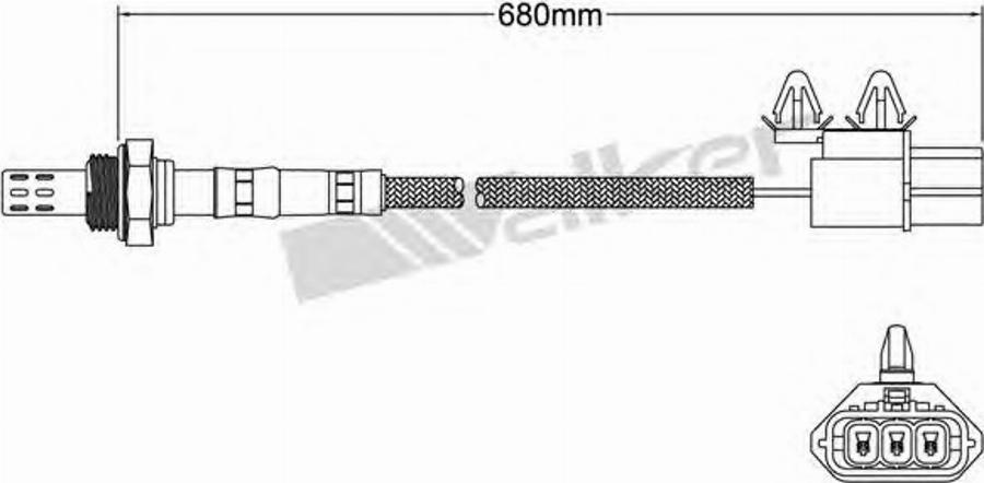 Walker 25023133 - Lambda zonde www.autospares.lv