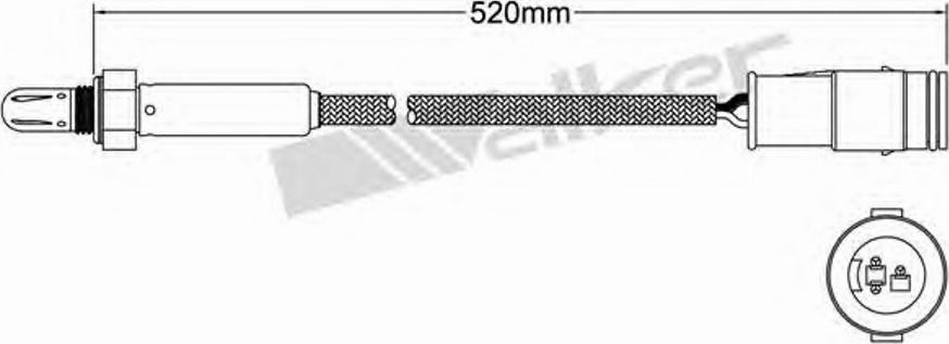 Walker 250-23802 - Lambda Sensor www.autospares.lv