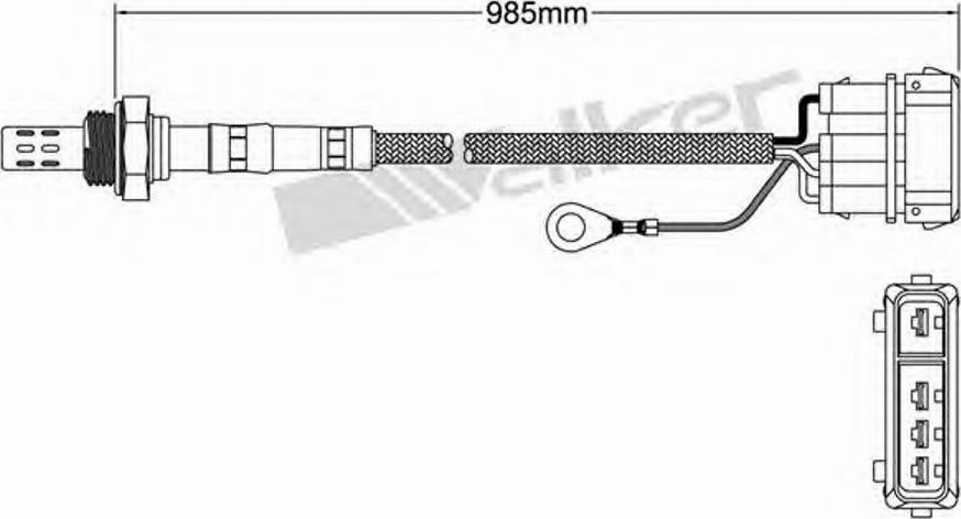 Walker 250-23822 - Lambda zonde www.autospares.lv