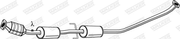 Walker 20997 - Katalizators www.autospares.lv