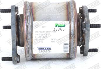 Walker 28366 - Katalizators www.autospares.lv