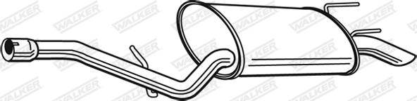 Walker 23482 - End Silencer www.autospares.lv