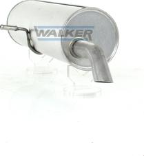 Walker 22804 - Izplūdes gāzu trokšņa slāpētājs (pēdējais) www.autospares.lv