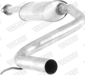 Walker 71377 - Vidējais izpl. gāzu trokšņa slāpētājs www.autospares.lv