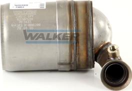 Walker 73051 - Nosēdumu / Daļiņu filtrs, Izplūdes gāzu sistēma www.autospares.lv