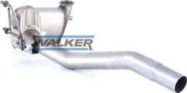 Walker 73053 - Сажевый / частичный фильтр, система выхлопа ОГ www.autospares.lv