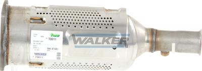 Walker 73011 - Nosēdumu / Daļiņu filtrs, Izplūdes gāzu sistēma autospares.lv