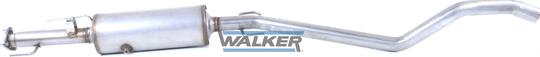 Walker 73029 - Сажевый / частичный фильтр, система выхлопа ОГ www.autospares.lv