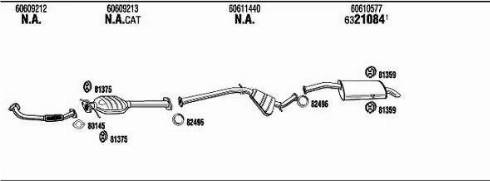 Walker LN55002 - Izplūdes gāzu sistēma www.autospares.lv