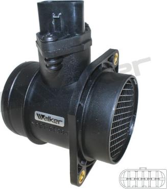 Walker Products 245-1081 - Gaisa masas mērītājs autospares.lv