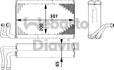 Webasto 82D0525182A - Iztvaikotājs, Gaisa kondicionēšanas sistēma www.autospares.lv