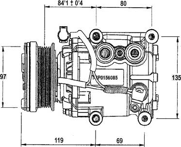 Webasto 82D0156085CA - Kompresors, Gaisa kond. sistēma www.autospares.lv