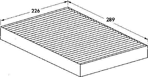 Webasto 82D0325014A - Filtrs, Salona telpas gaiss www.autospares.lv