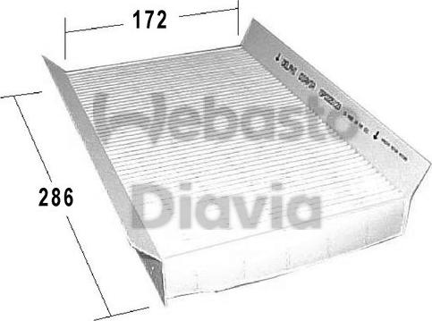 Webasto 82D0325123A - Filtrs, Salona telpas gaiss www.autospares.lv