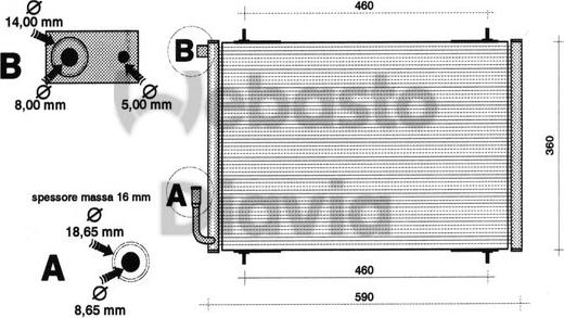 Webasto 82D0225199A - Kondensators, Gaisa kond. sistēma www.autospares.lv