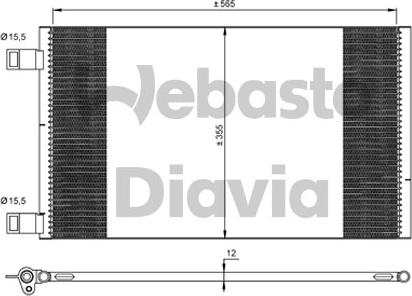 Webasto 82D0226270MA - Kondensators, Gaisa kond. sistēma www.autospares.lv