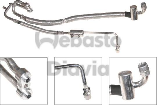 Webasto 82D0796395A - Augst / Zemspiediena cauruļvads, Gaisa kond. sist. www.autospares.lv