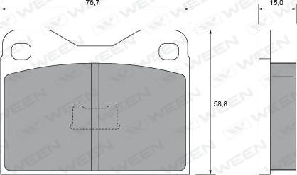 Remy RAP1612 - Тормозные колодки, дисковые, комплект www.autospares.lv