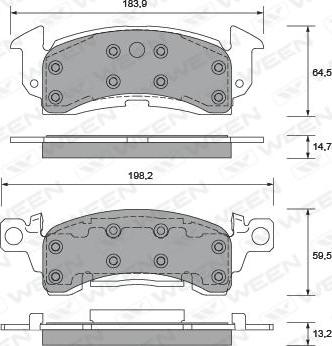 Brembo P09001 - Bremžu uzliku kompl., Disku bremzes www.autospares.lv