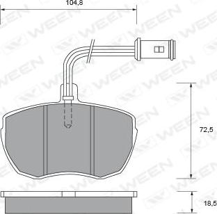 First Line FBP1039 - Тормозные колодки, дисковые, комплект www.autospares.lv