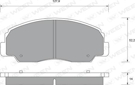 CAR SBB294 - Bremžu uzliku kompl., Disku bremzes autospares.lv