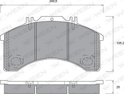 FTE 9500911 - Brake Pad Set, disc brake www.autospares.lv