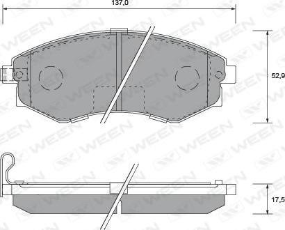 Jurid 572443 - Bremžu uzliku kompl., Disku bremzes autospares.lv