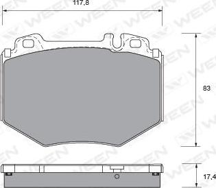 BOSCH 986494352 - Bremžu uzliku kompl., Disku bremzes www.autospares.lv