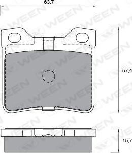 Valeo 9010089 - Bremžu uzliku kompl., Disku bremzes autospares.lv