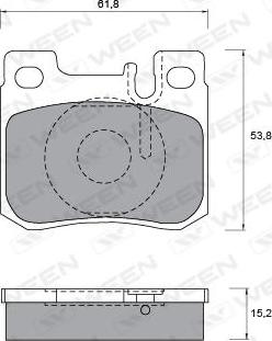 HELLA T1067 - Bremžu uzliku kompl., Disku bremzes autospares.lv