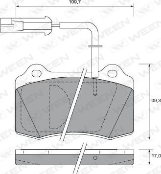 SACHS 111_1071 - Bremžu uzliku kompl., Disku bremzes autospares.lv