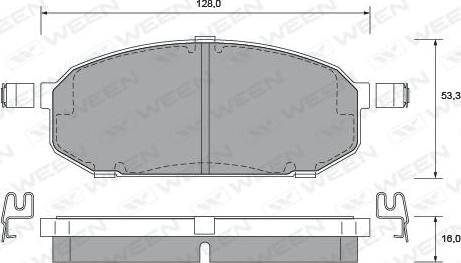 Magneti Marelli 363916061041 - Bremžu uzliku kompl., Disku bremzes autospares.lv