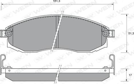 AISIN ASN-367 - Bremžu uzliku kompl., Disku bremzes autospares.lv