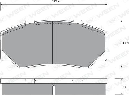 SBS 1501224805 - Тормозные колодки, дисковые, комплект www.autospares.lv