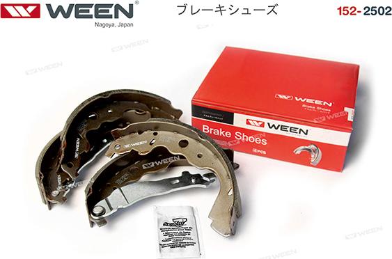 Ween 152-2502 - Bremžu loku komplekts www.autospares.lv