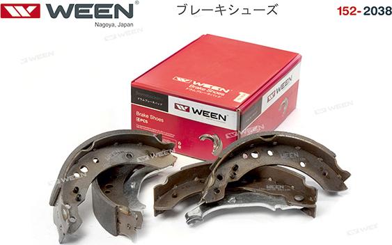 Ween 152-2038 - Bremžu loku komplekts autospares.lv