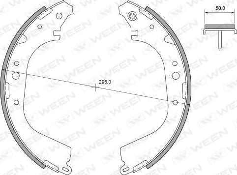 Ween 152-2356 - Bremžu loku komplekts www.autospares.lv