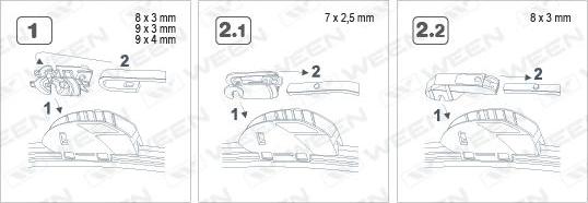 Ween 100-6014 - Wiper Blade www.autospares.lv