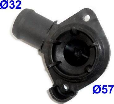 WE PARTS 421850040 - Фланец охлаждающей жидкости www.autospares.lv