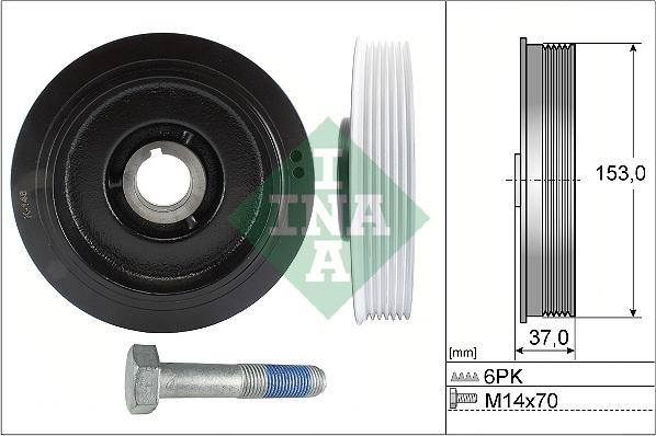 Wilmink Group WG1966385 - Piedziņas skriemelis, Kloķvārpsta autospares.lv