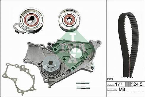 Wilmink Group WG1978453 - Water Pump & Timing Belt Set www.autospares.lv