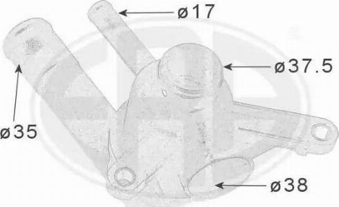 Wilmink Group WG1492992 - Coolant thermostat / housing www.autospares.lv