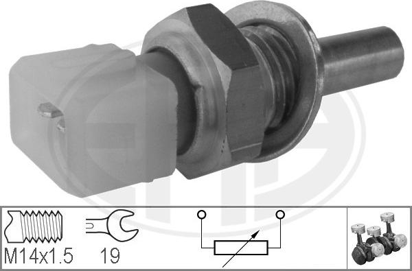 Wilmink Group WG1492417 - Датчик, температура охлаждающей жидкости www.autospares.lv